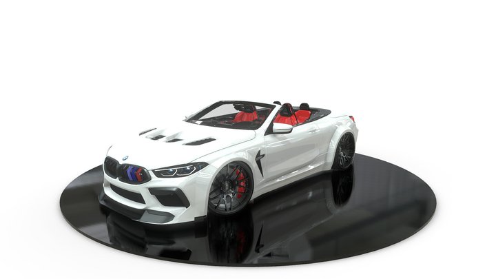 BMW seria 8 VR Ready 3D Model