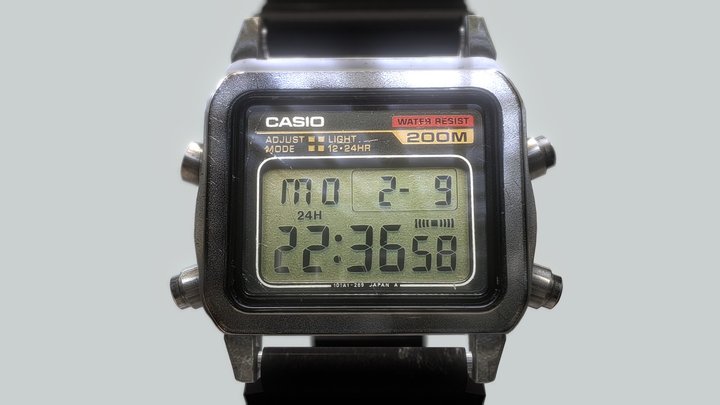 Casio Watch 3D Model