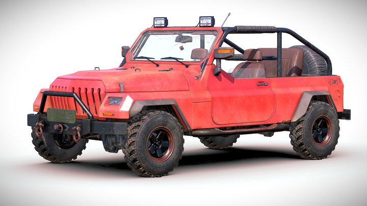 Generic 4x4 SUV 3D Model