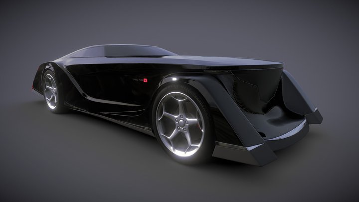 FREE Concept Car 037 - public domain (CC0) 3D Model