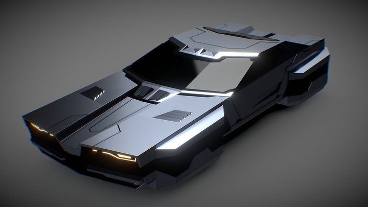 FREE Sci-Fi Vehicle 007 - public domain (CC0) 3D Model